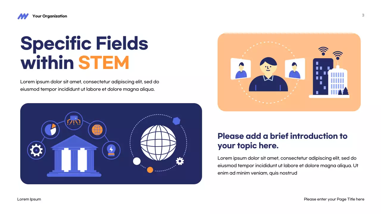 Blue Modern STEM Presentation