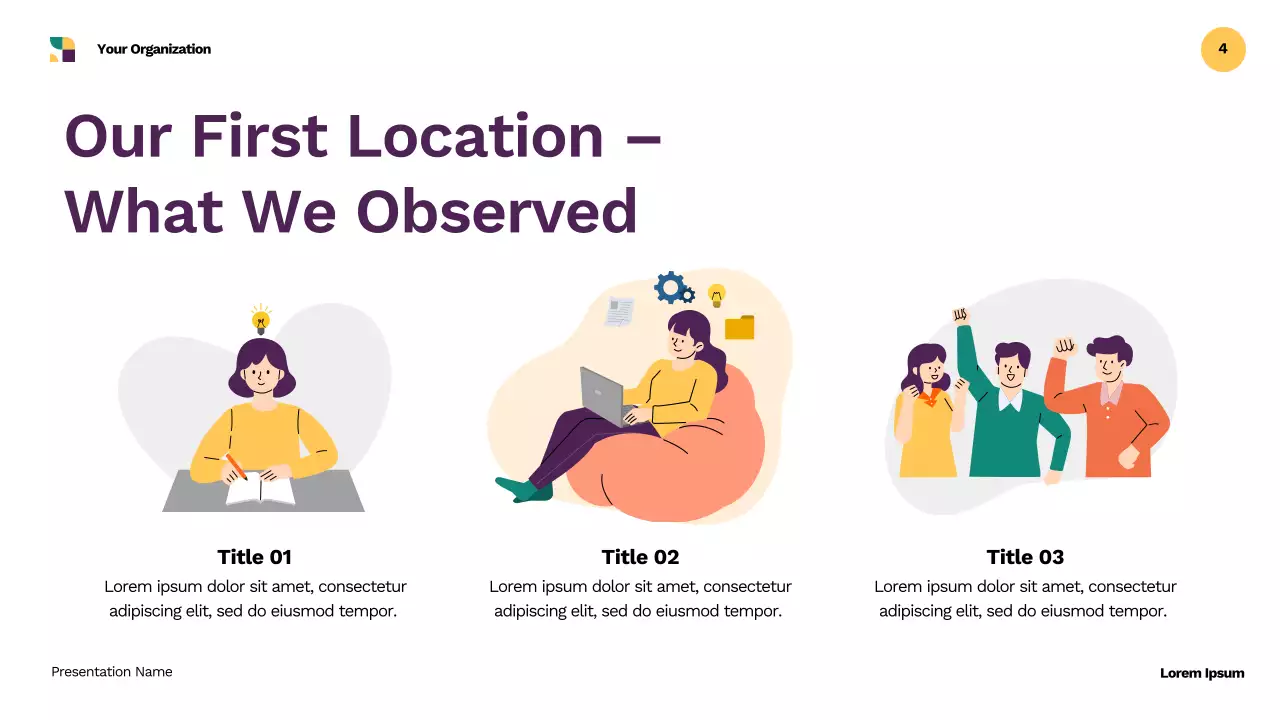 Purple Comic School Guide Presentation