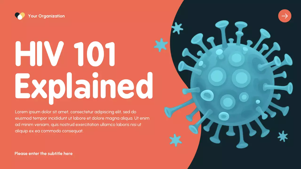 Orange Modern Health Guide Presentation