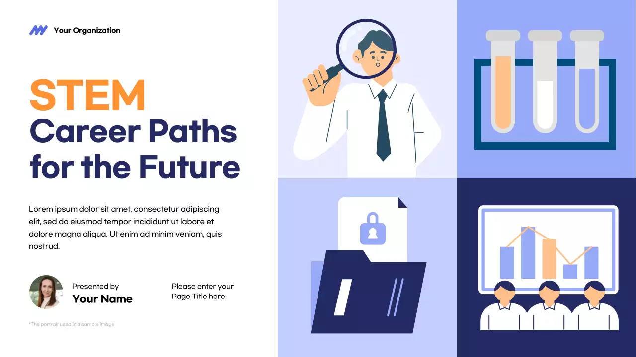 Blue Modern STEM Presentation