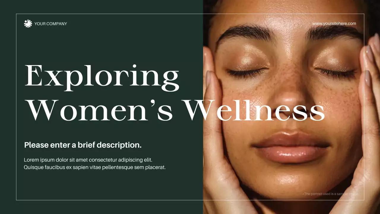 Green Elegant Wellness Announcement Presentation