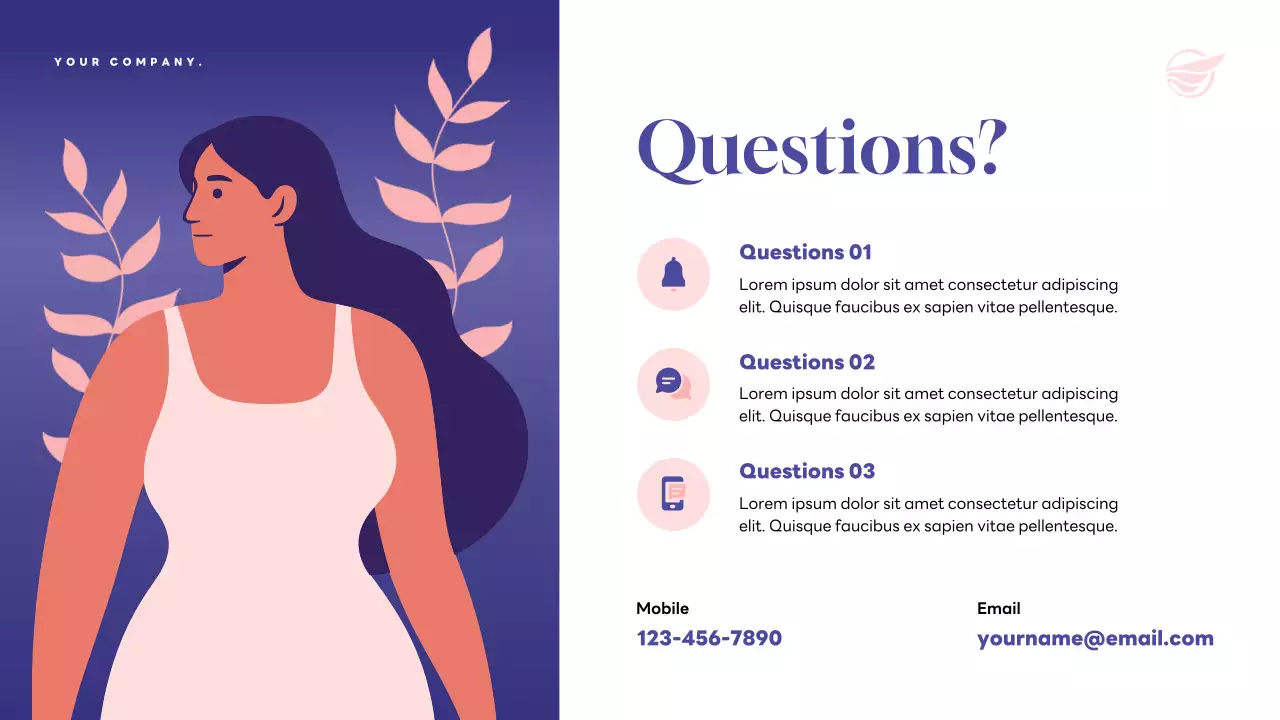 Purple Modern Health Announcement Presentation