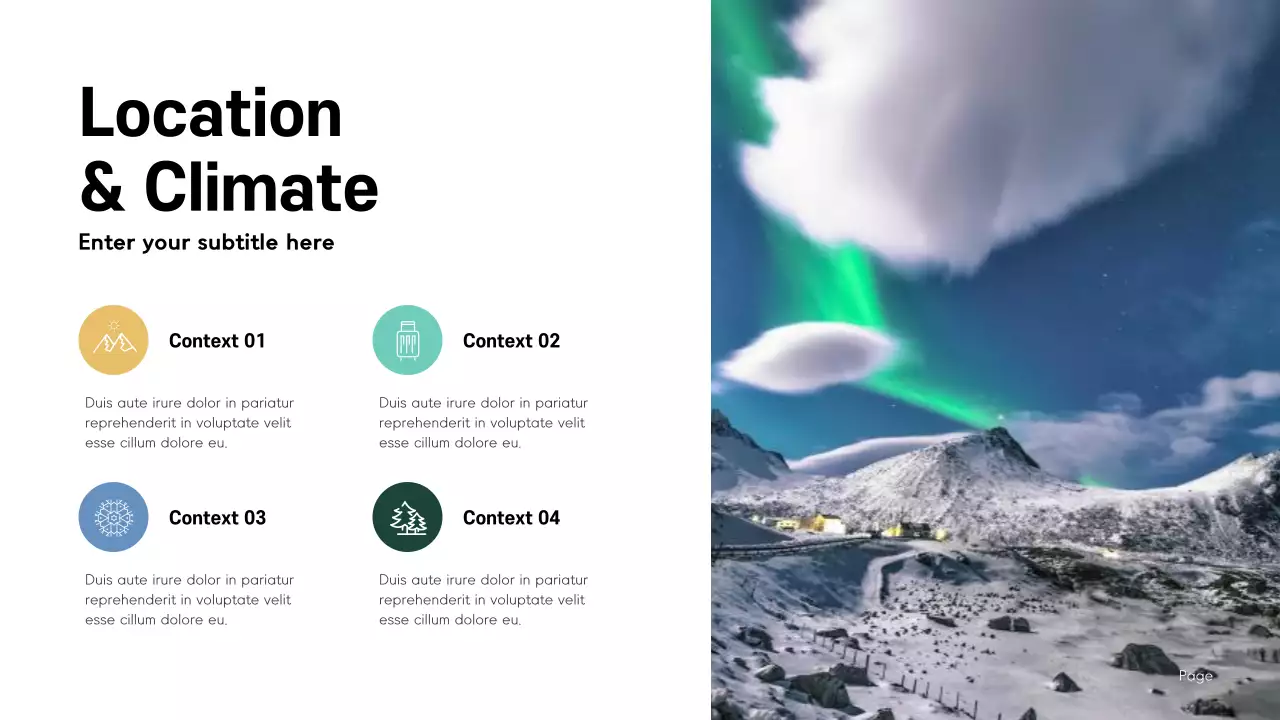 Blue Modern Norway Presentation