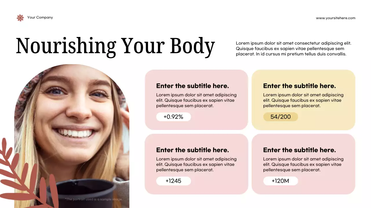 Pink Modern Health Announcement Presentation