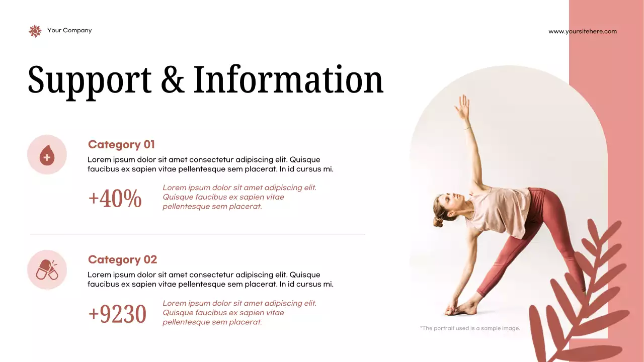 Pink Modern Health Announcement Presentation