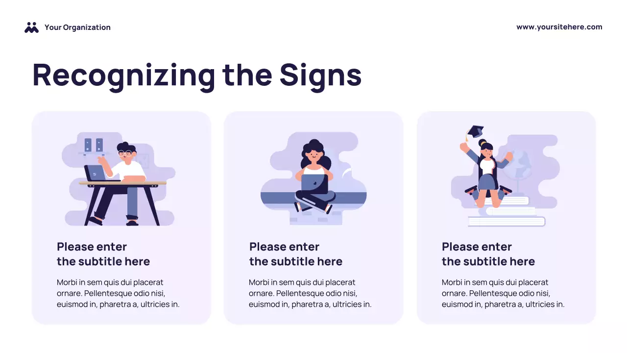 Purple Modern Mental Health Guide Presentation