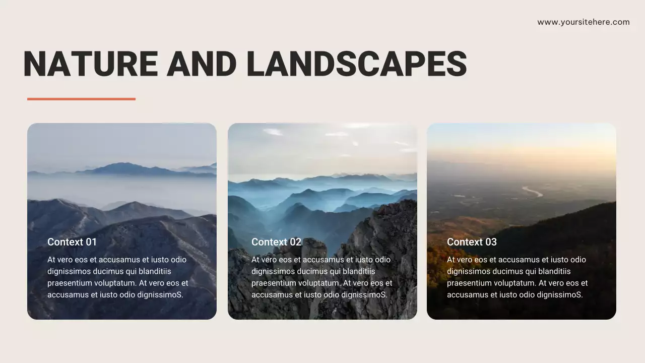 Apresentação de anúncio de viagem rústica marrom