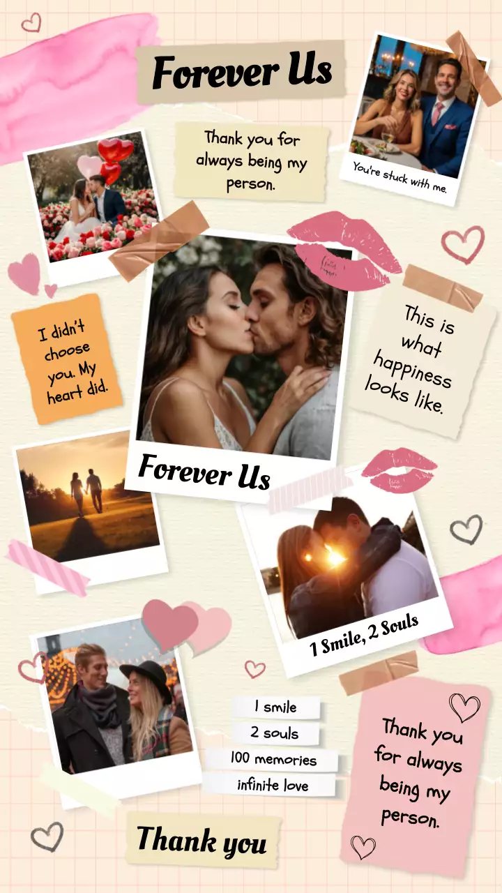 Pink Romantic Love Invitation Instagram Story