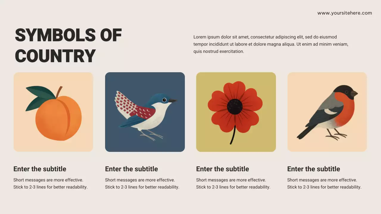 Apresentação de anúncio de viagem rústica marrom