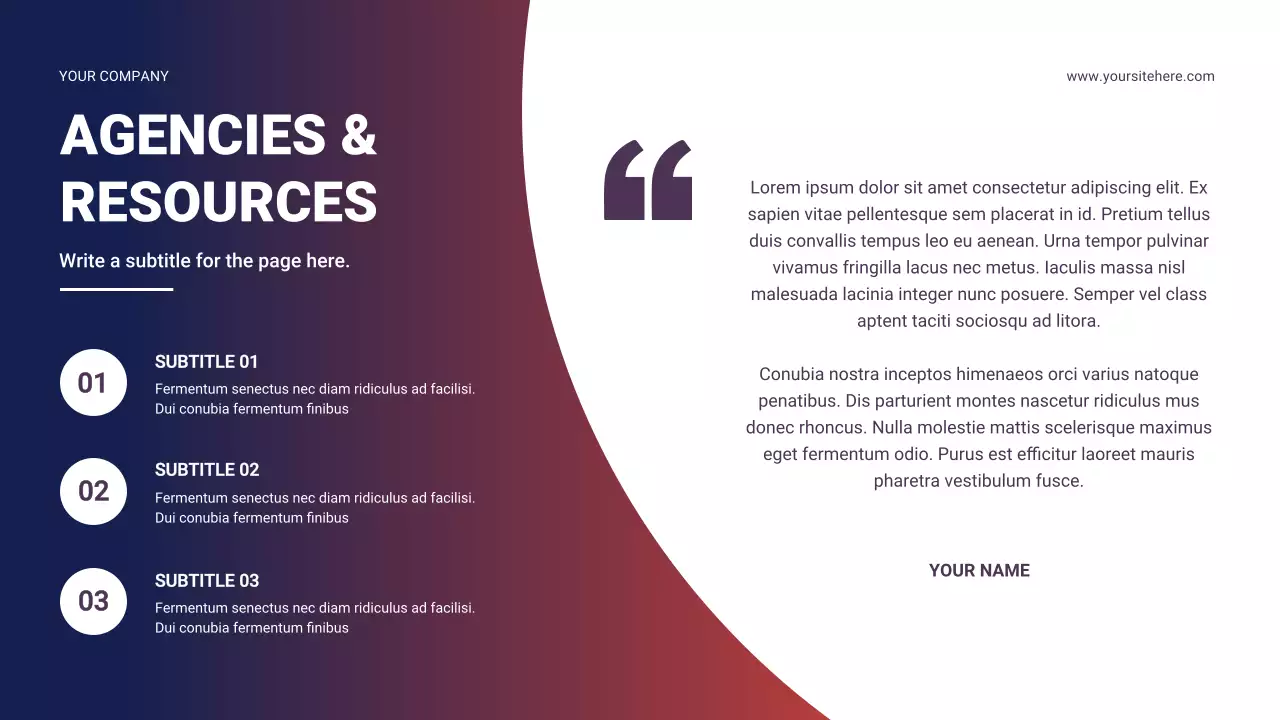 Red Professional Safety Guide Presentation