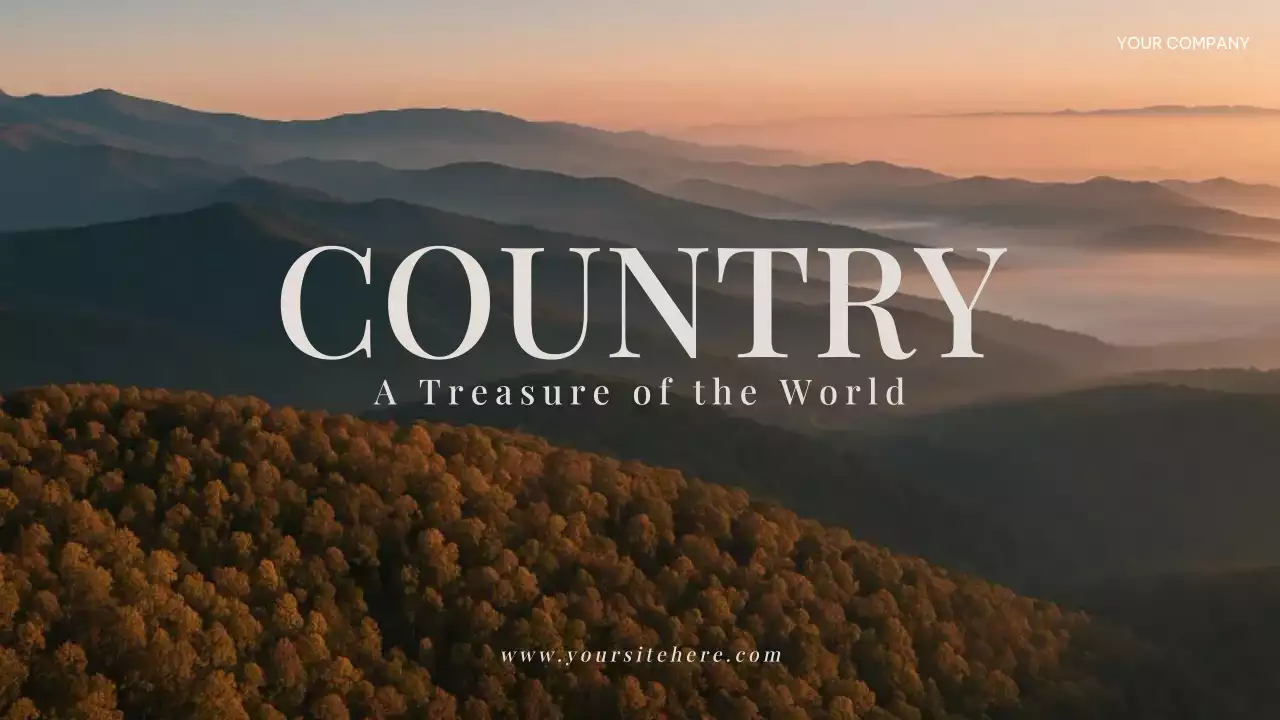 Brown Rustic Travel Advertisement Presentation