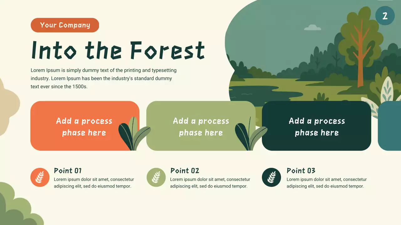 Green Cartoon Animal Storybook Presentation