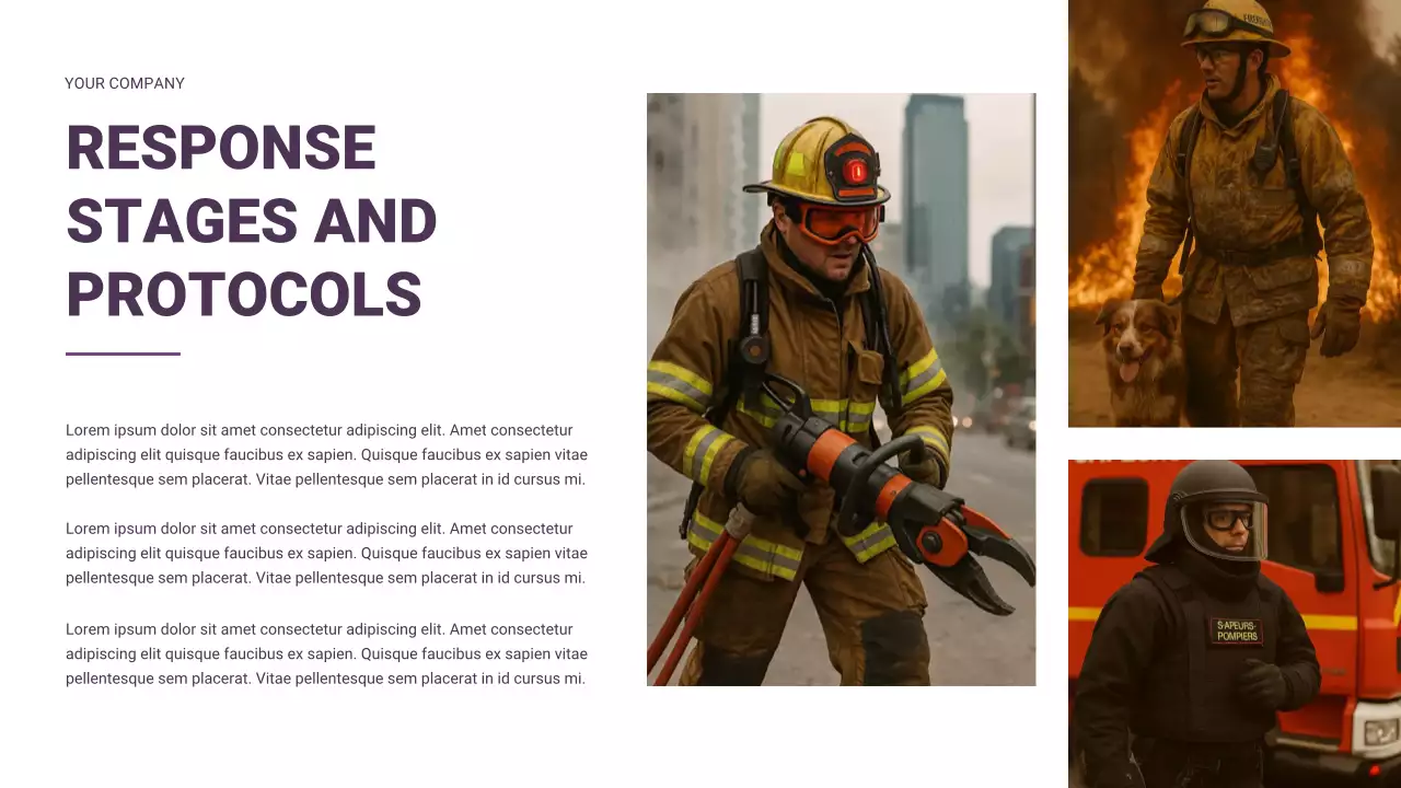 Red Professional Safety Guide Presentation