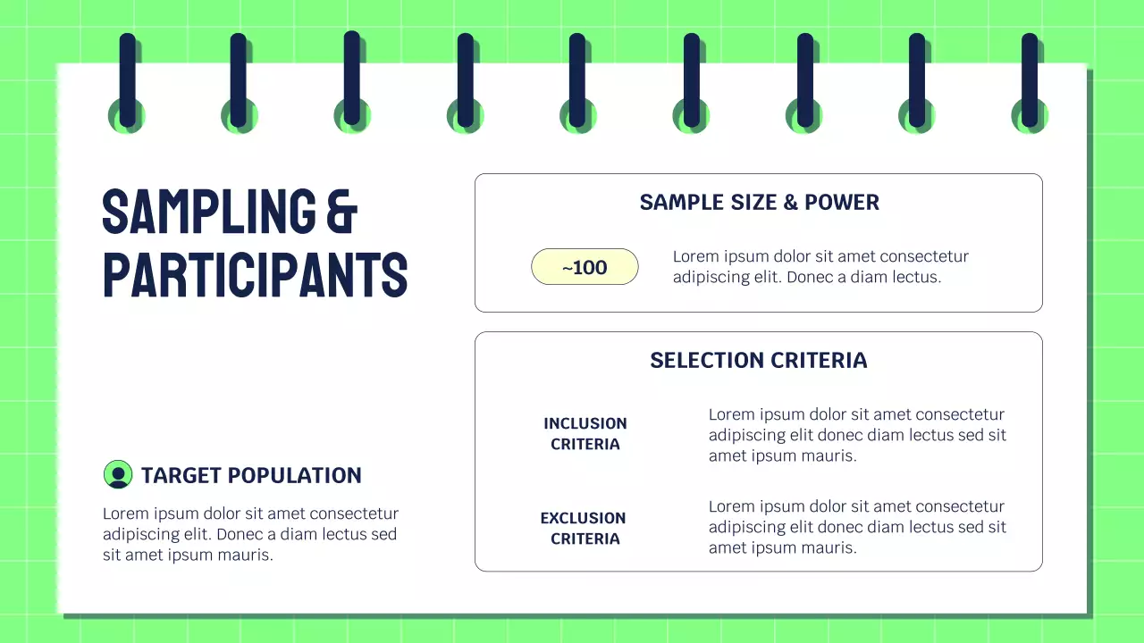 Green Modern Undergraduate Academic Research Presentation