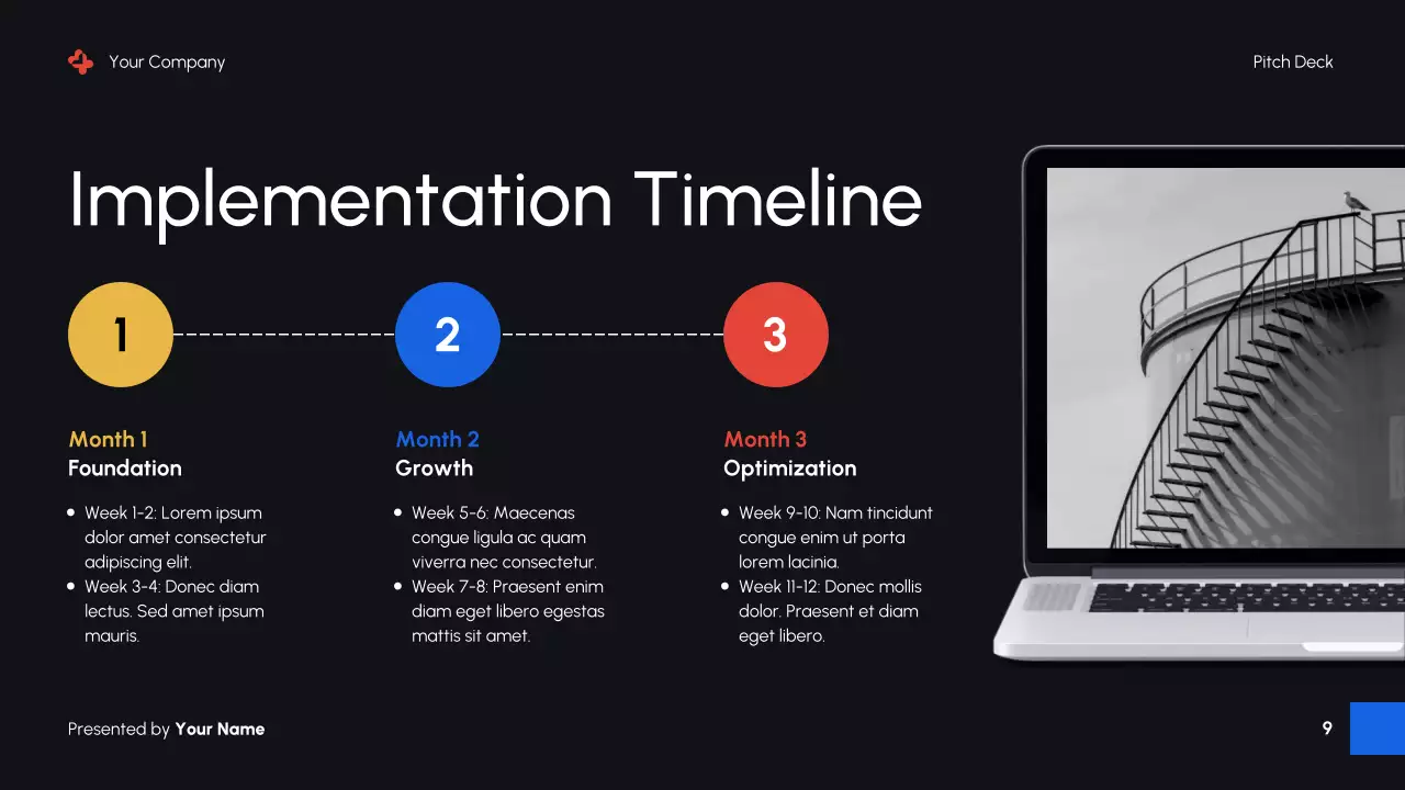 Black Modern Digital Marketing Promotion Presentation