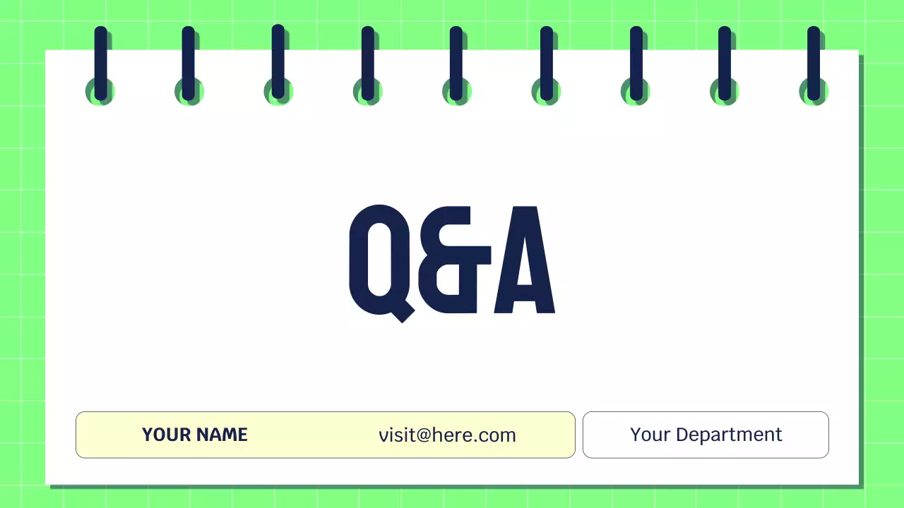 Green Modern Undergraduate Academic Research Presentation