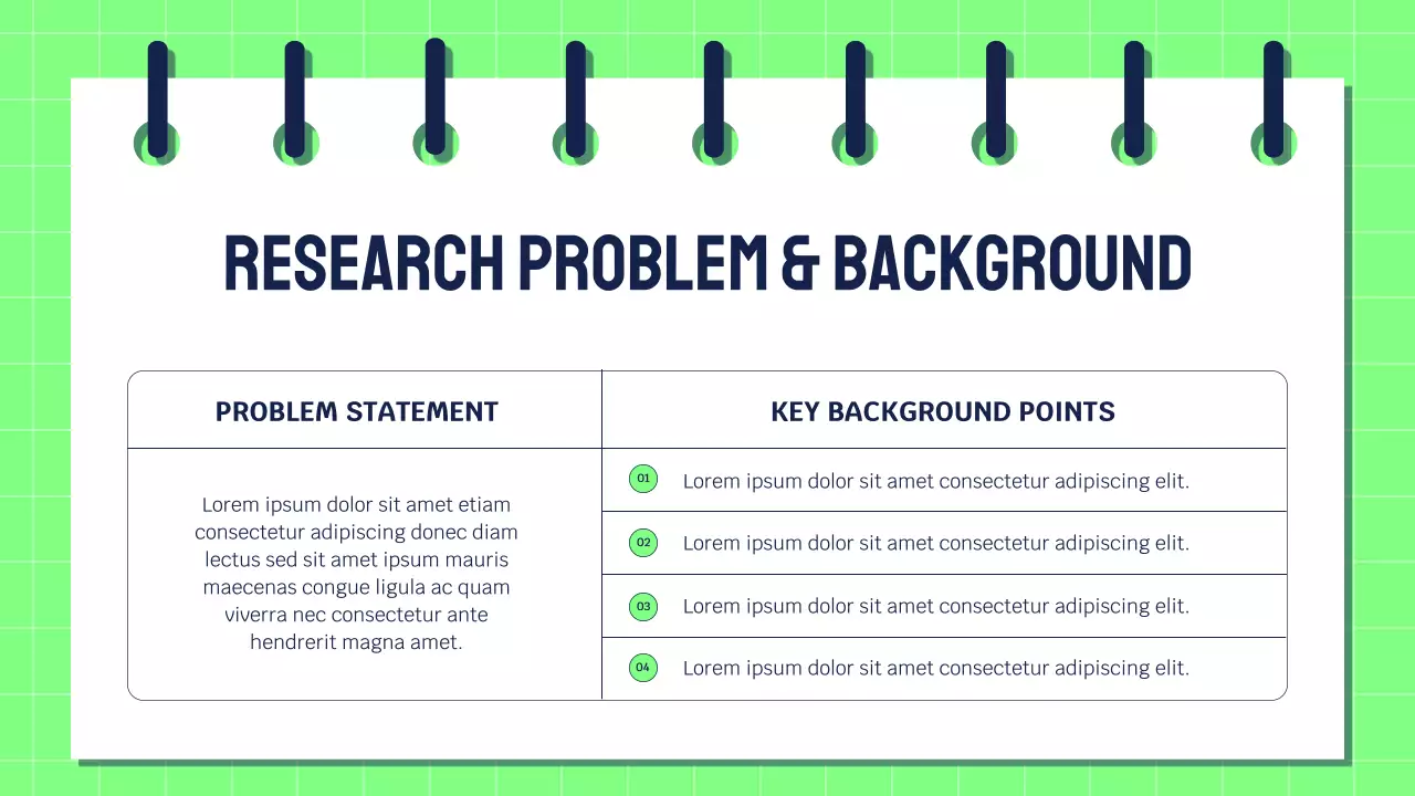 Green Modern Undergraduate Academic Research Presentation