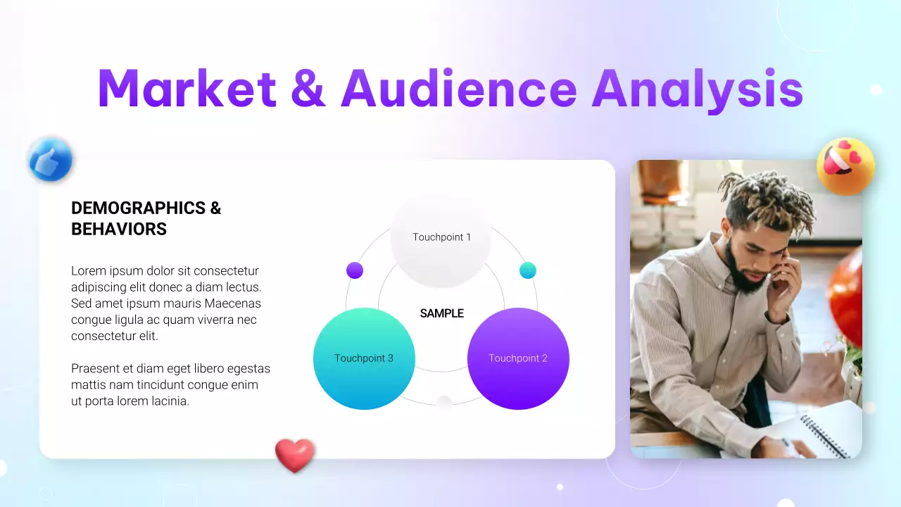 Purple Modern Gradient Digital Marketing Presentation