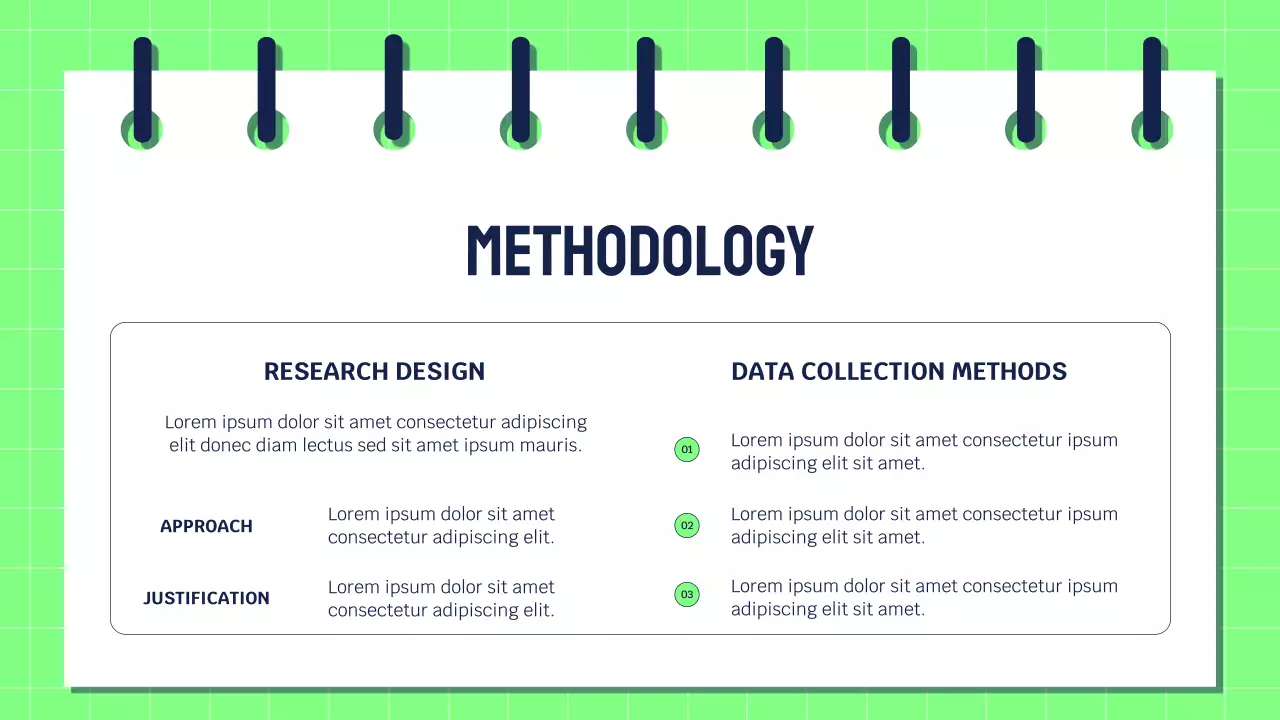 Green Modern Undergraduate Academic Research Presentation