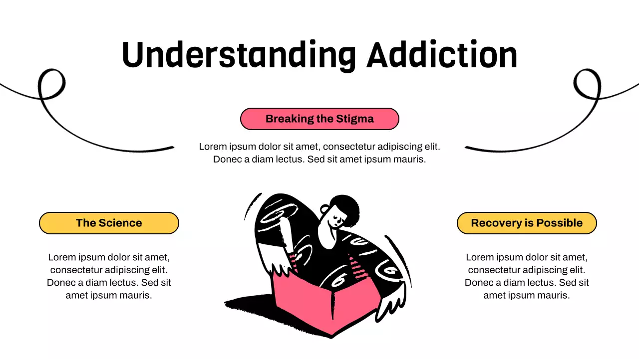 Pink Minimal Illustrative Healing Treatment Report Presentation
