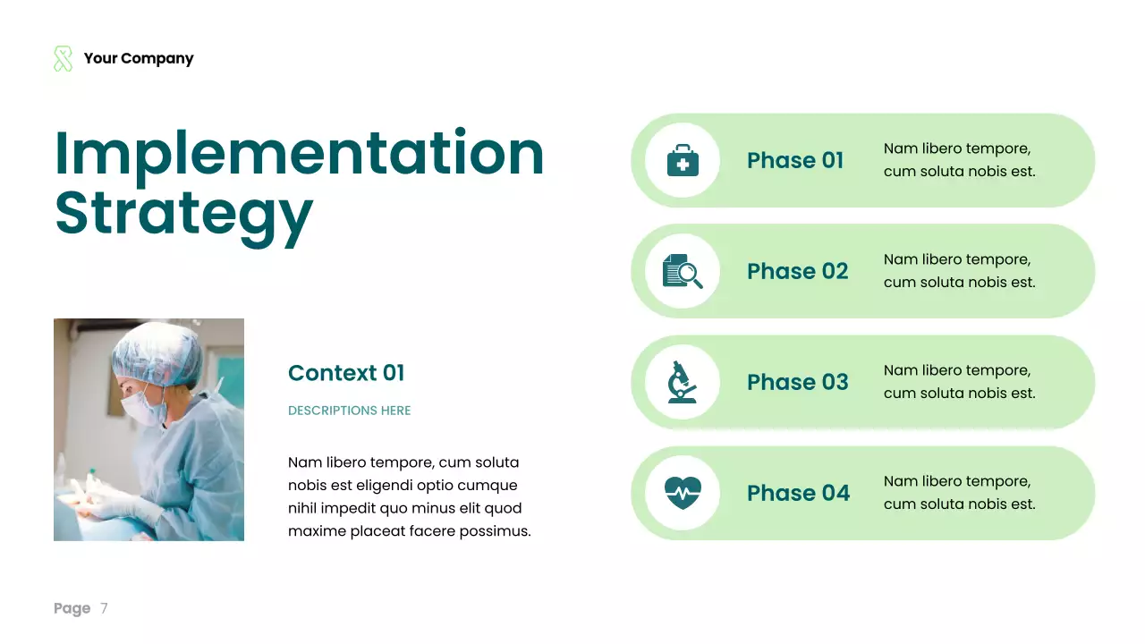 Teal Modern Healthcare Insights Presentation