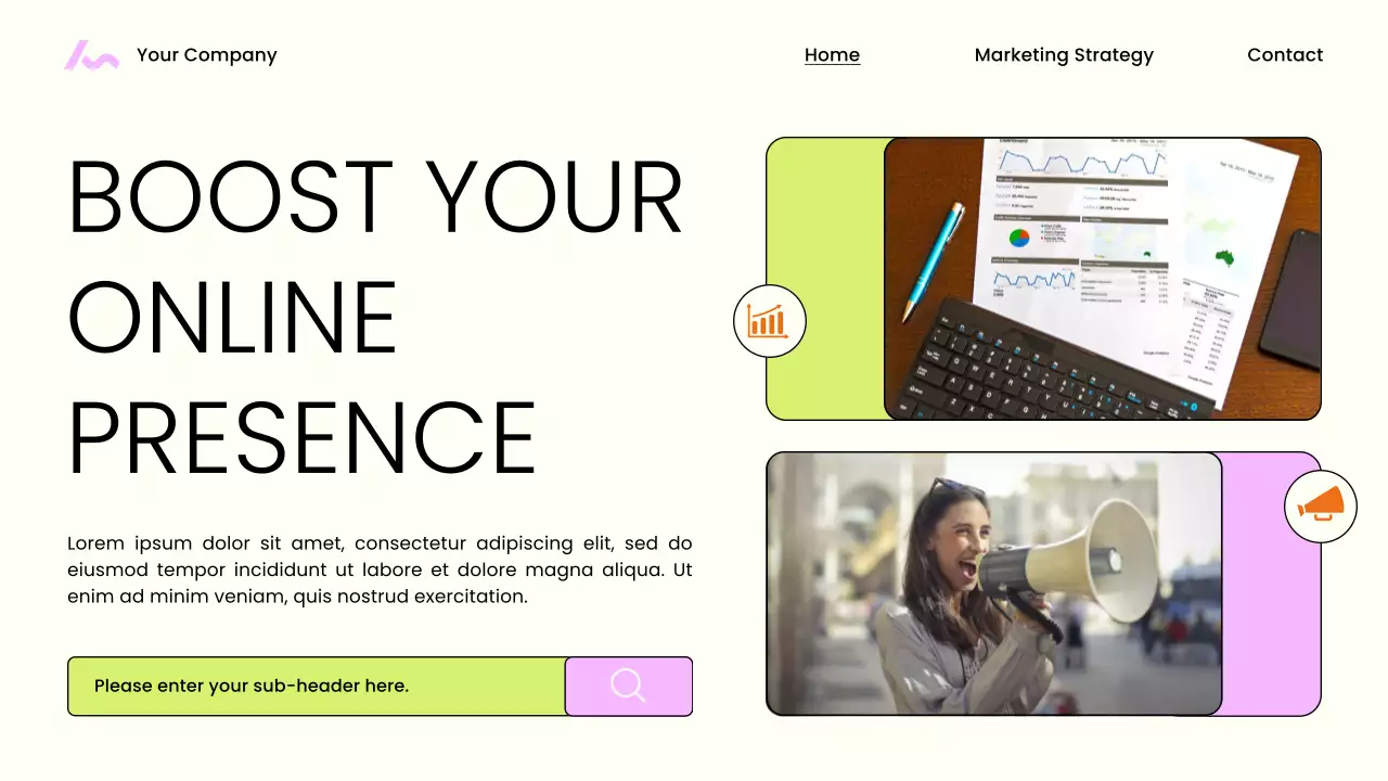 Beige Modern Digital Marketing Pitch Presentation