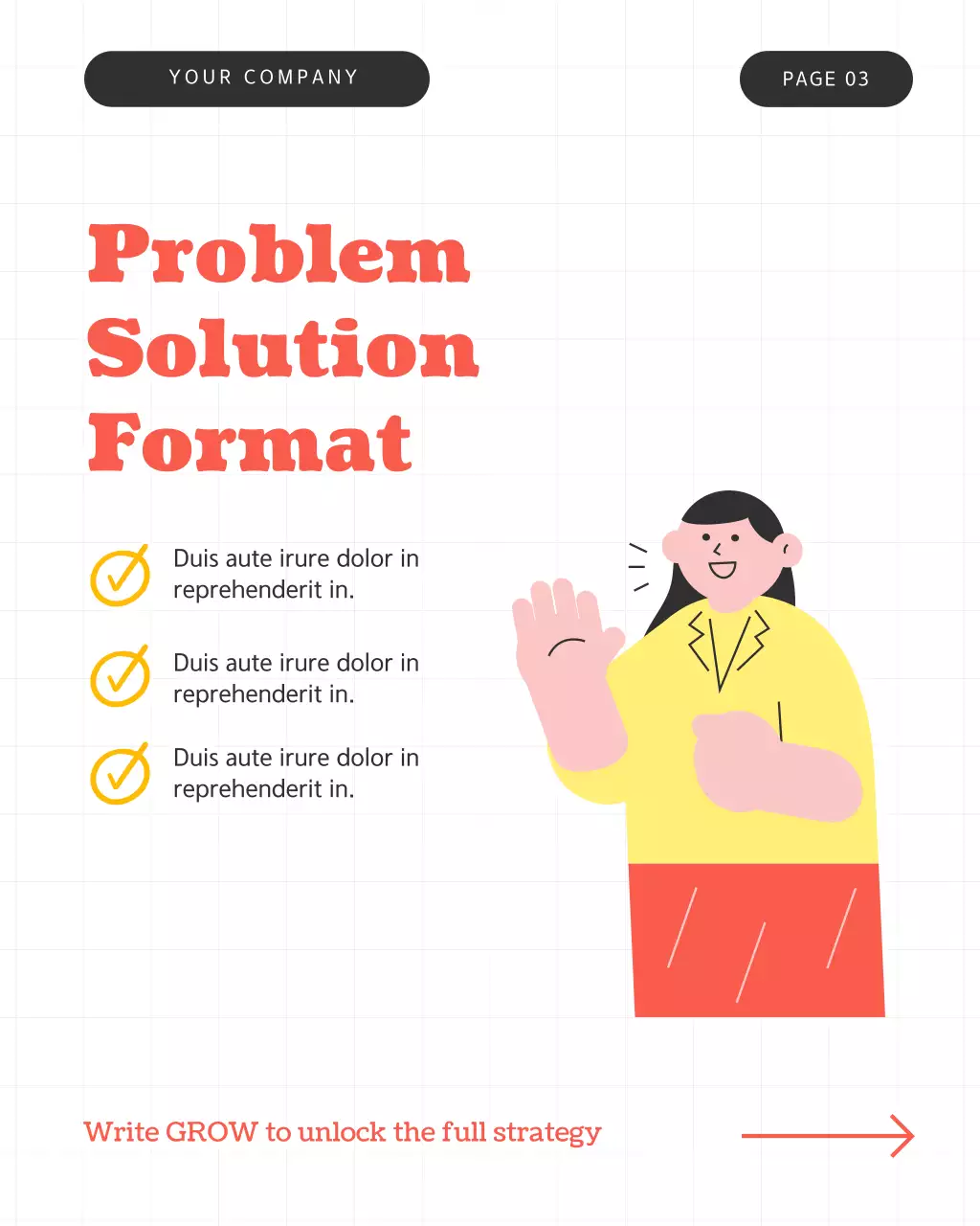 White and Orange Content Creations Tip Instagram Post