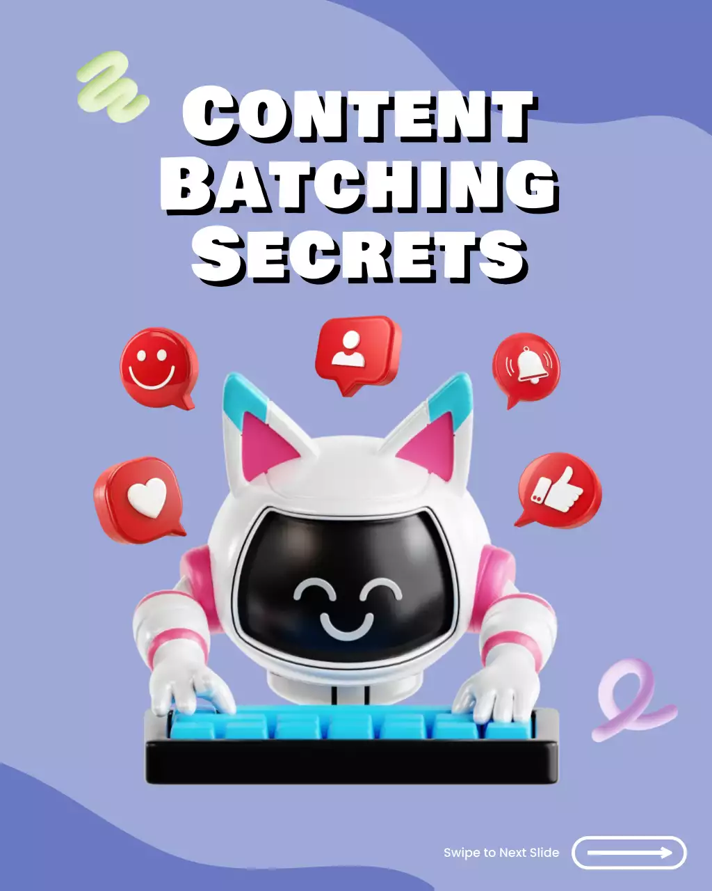 Purple Playful Content Creation Tips Instagram Post