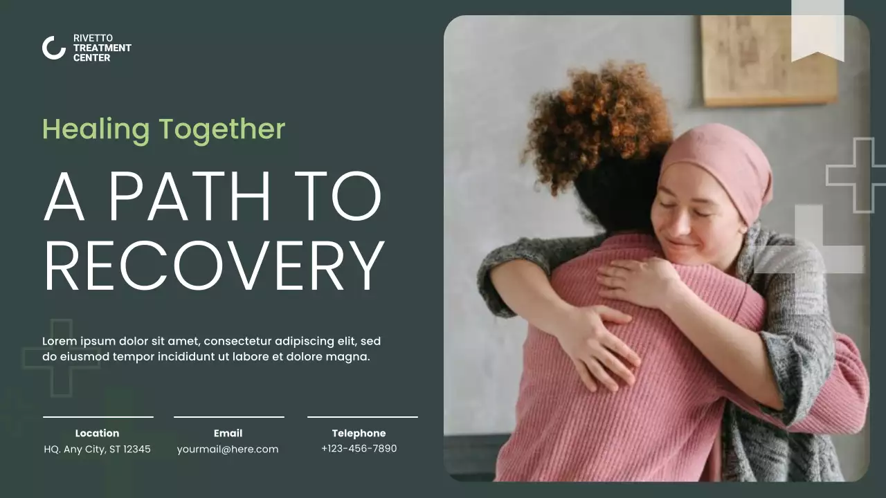 Green Modern Recovery Wellness Presentation