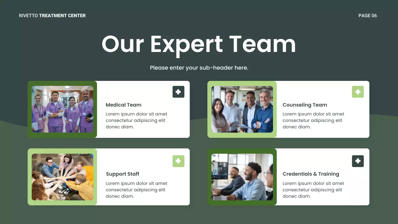 Green Modern Recovery Wellness Presentation