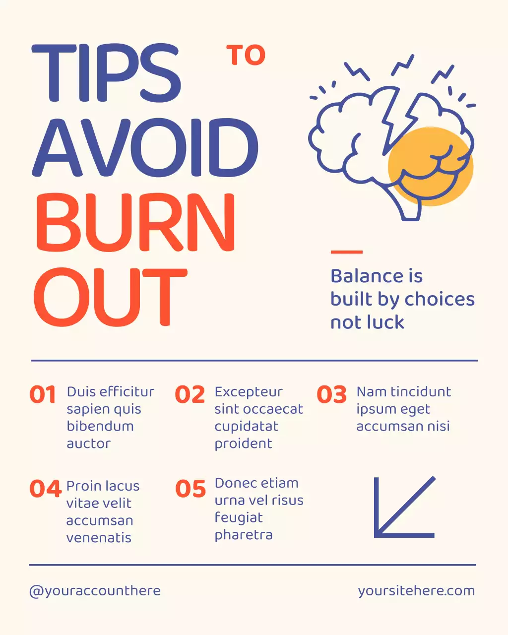 Orange Modern Wellness Guide Instagram Post
