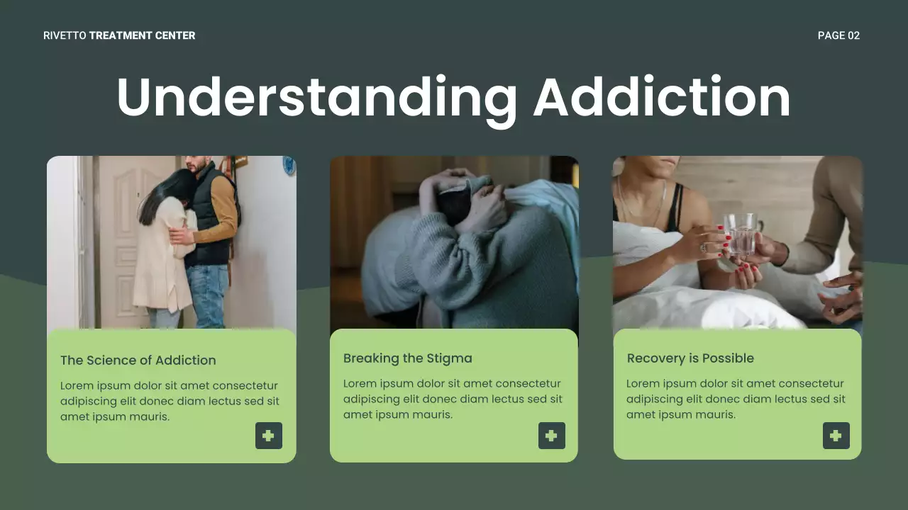 Green Modern Recovery Wellness Presentation