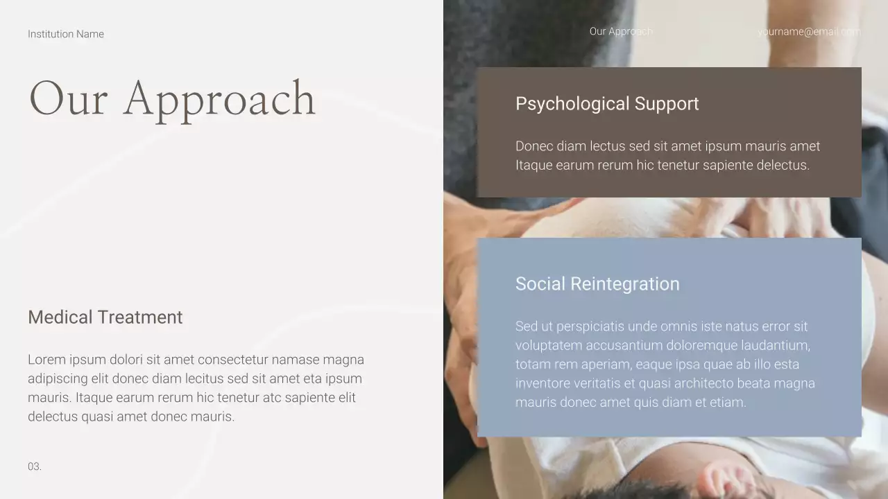 Bài thuyết trình phục hồi chứng nghiện tại Trung tâm chăm sóc sức khỏe đơn giản và nhân văn