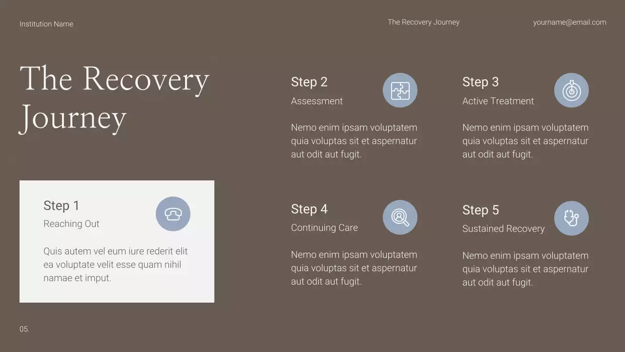 Bài thuyết trình phục hồi chứng nghiện tại Trung tâm chăm sóc sức khỏe đơn giản và nhân văn