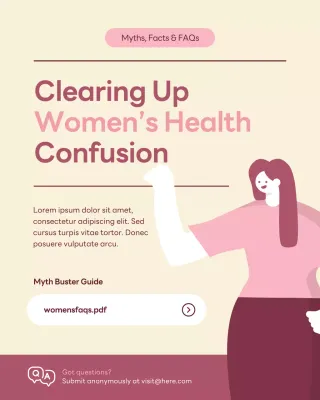 Pink Minimal Health Guide Instagram Post