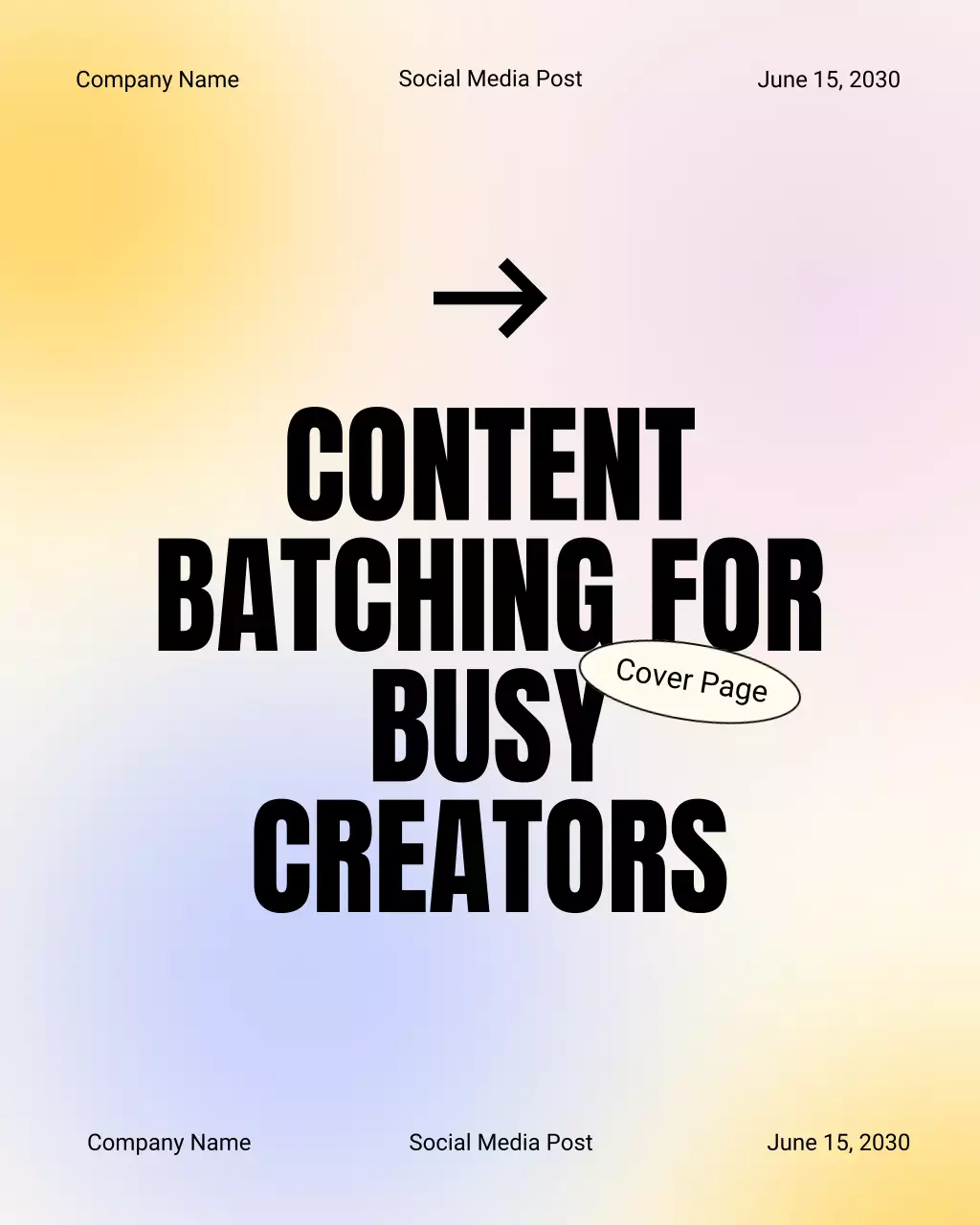 Pastel Gradient Content Creation Tips Instagram Post