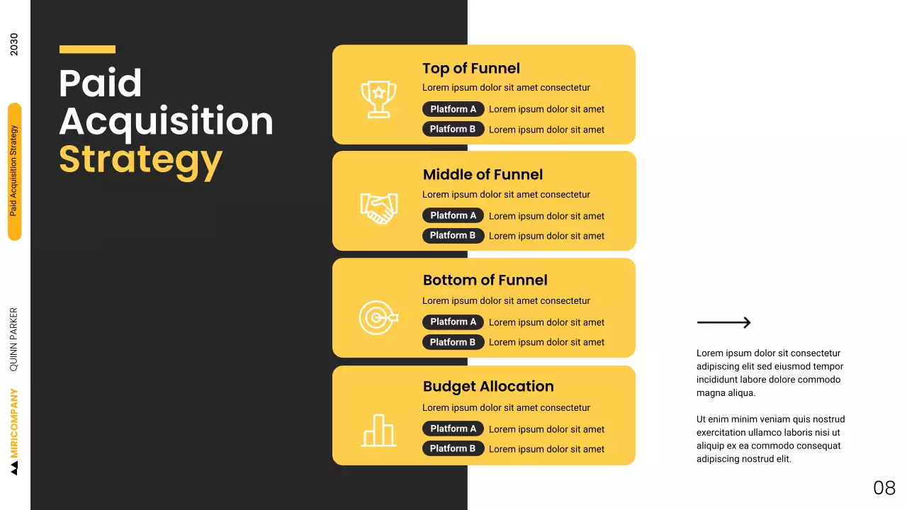 White Modern Digital Marketing Pitch Presentation
