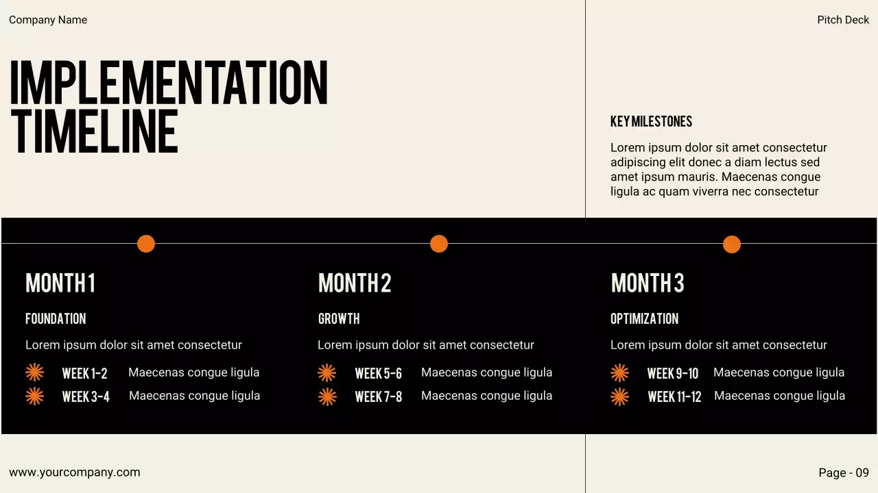 Black Modern Digital Marketing Pitch Presentation