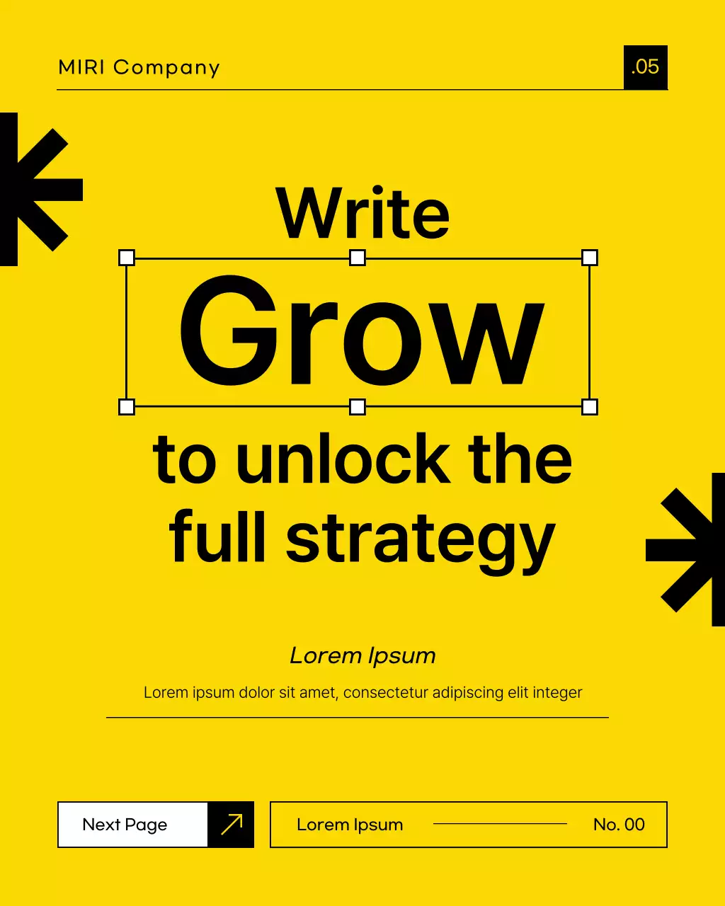 Black and Yellow Modern Content Creation Tips Instagram Post