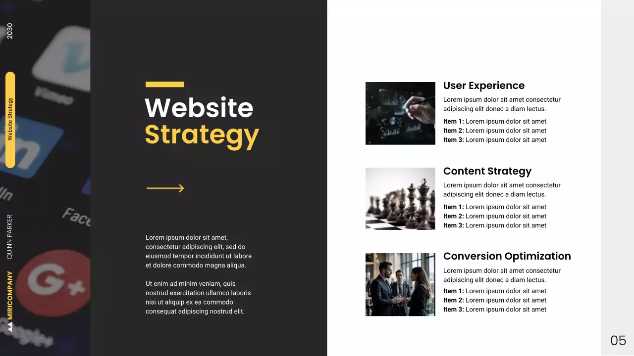 White Modern Digital Marketing Pitch Presentation