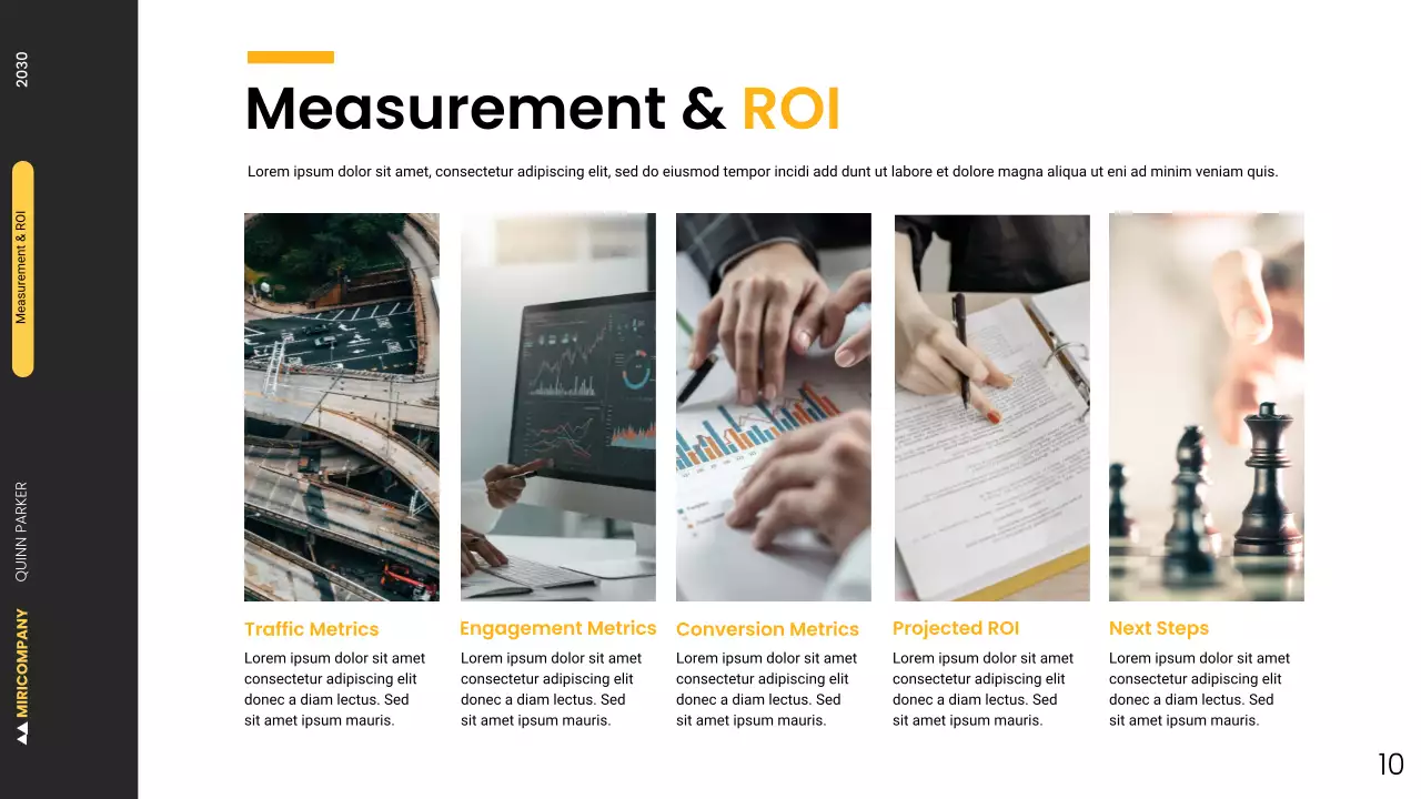 White Modern Digital Marketing Pitch Presentation