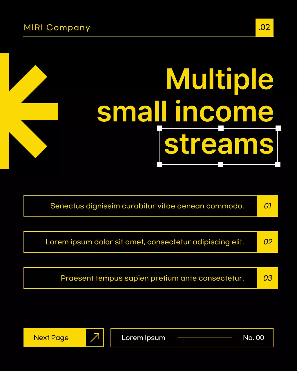 Black and Yellow Modern Content Creation Tips Instagram Post