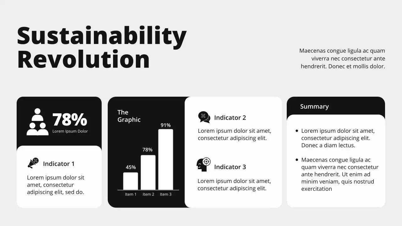 Black and White Bold Modern Market Overview Presentation