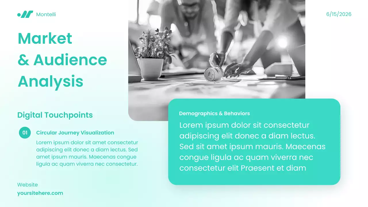 Teal Modern Digital Marketing Pitch Presentation