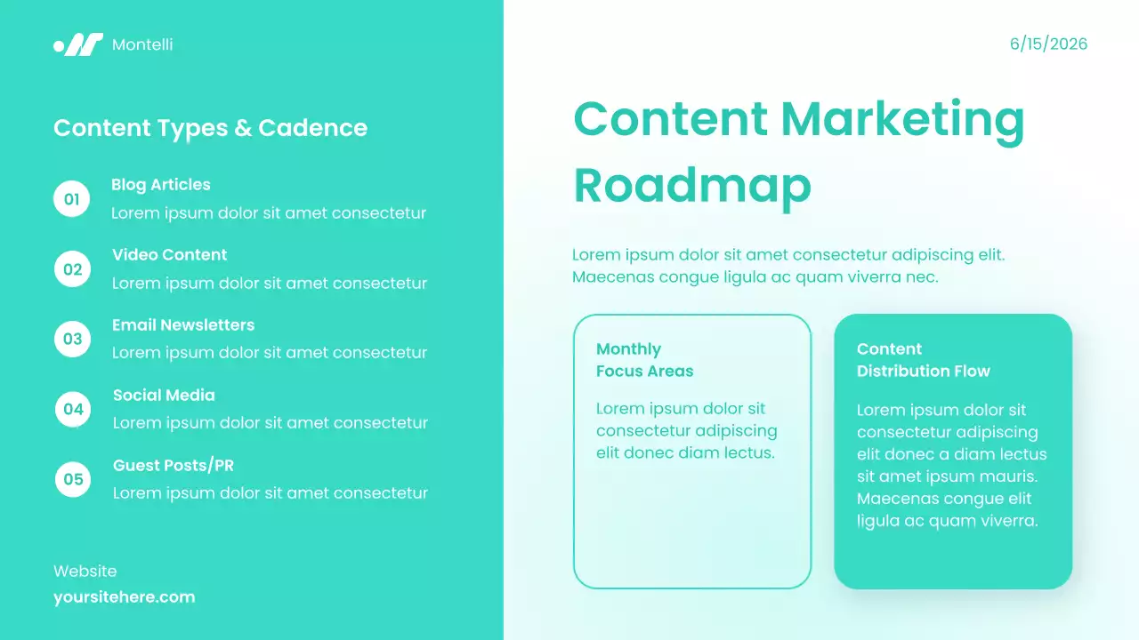 Teal Modern Digital Marketing Pitch Presentation