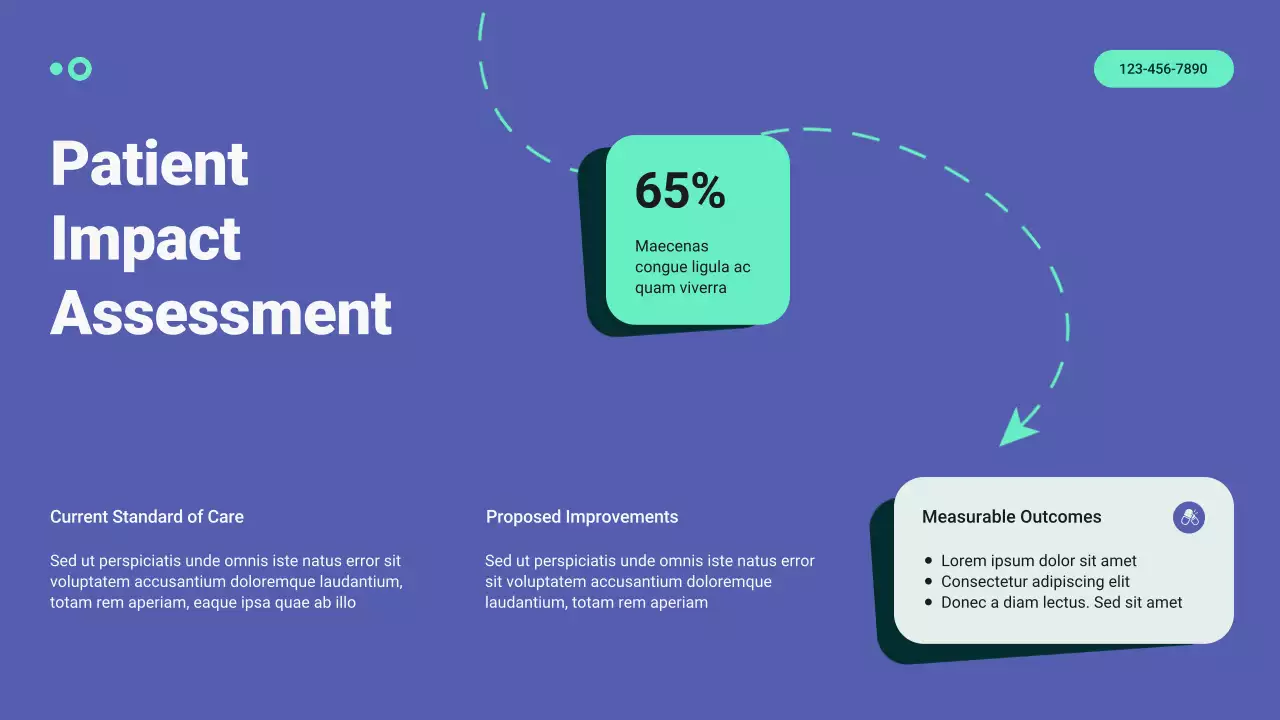 Mint and Purple Modern Healthcare Trends and Insights Report Presentation
