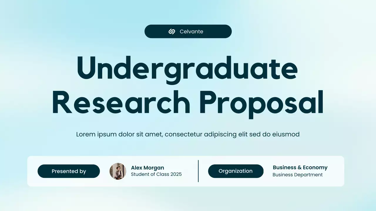 Blue and Green UI UX Modern Research Proposal Presentation