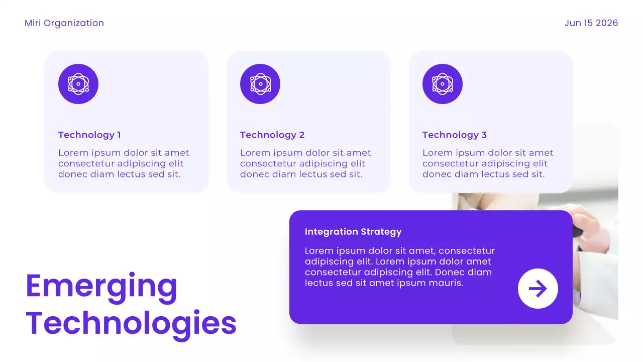 Purple Modern Healthcare Trend Presentation