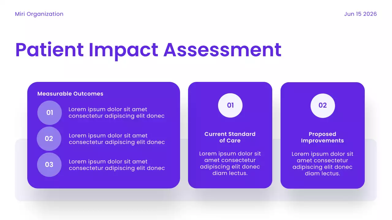 Purple Modern Healthcare Trend Presentation