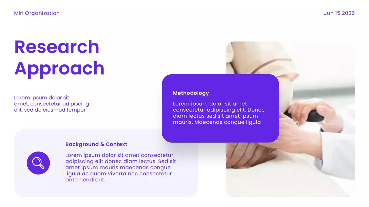 Purple Modern Healthcare Trend Presentation